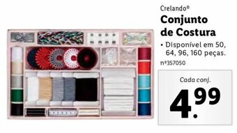Lidl Crelando Conjunto de Costura promoção