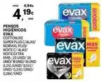 Continente Evax - pensos higienicos promoção