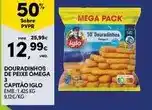 Continente Iglo - douradinhos de peixe omega 3 capitao promoção