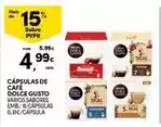 Continente Dolce gusto - cápsulas de café promoção