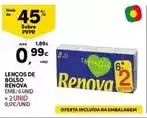 Continente Renova - lenços de bolso promoção