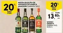 Continente Grant's - whisky promoção