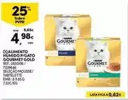 Continente Purina - alimento humido p/gato gourmet gold promoção