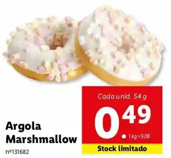 Lidl Argola Marshmallow 54g promoção