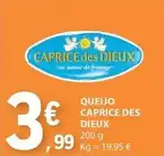 E.Leclerc Queijo caprice des dieux promoção