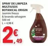 E.Leclerc Spray de limpeza multiusos botanical origin promoção
