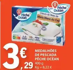 E.Leclerc Péche océan - medalhões de pescada promoção