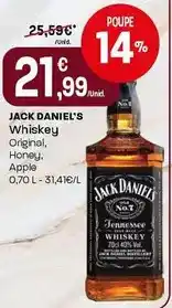 Intermarché Jack daniel's - whiskey promoção