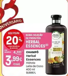 Intermarché Herbal essences - champo promoção