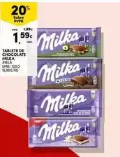 Continente Milka - tablete de chocolate promoção