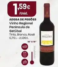 Intermarché Adega de pegões - vinho regional peninsula de setubal promoção