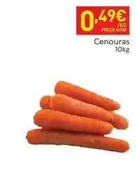 Recheio Cenouras promoção