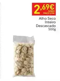 Alho seco inteiro descascado