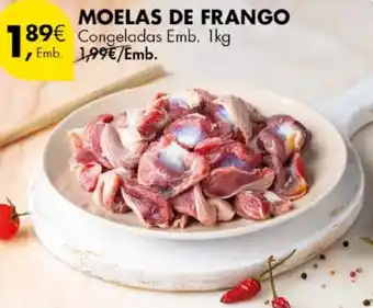 Pingo Doce Moelas de frango congeladas promoção