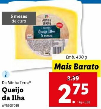 Lidl Da Minha Terra Queijo da Ilha 400g promoção