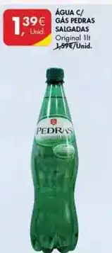 Pingo Doce Pedras salgadas - água c/gas pedras promoção