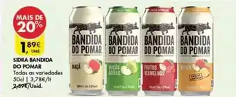 Pingo Doce Bandida do pomar - sidra promoção