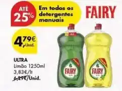 Pingo Doce Fairy - ultra - limão promoção