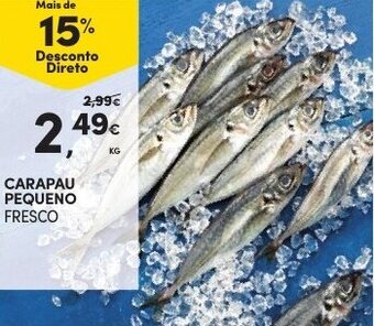 Continente Carapau Pequeno Fresco promoção