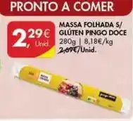 Pingo Doce Pingo doce - massa folhada s/gluten promoção