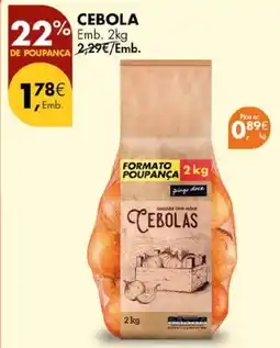 Pingo Doce Cebola promoção