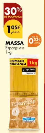 Pingo Doce Massa esparguete promoção