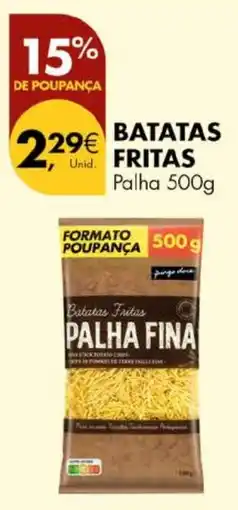 Pingo Doce Batatas Fritas Palha promoção