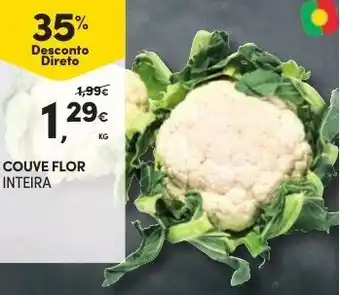 Continente Couve Flor Inteira promoção