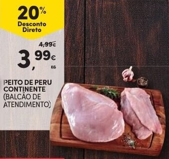Continente Peito de Peru Continente promoção