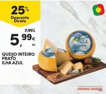 Continente Queijo Inteiro Prato Ilha Azul promoção