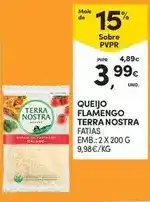 Continente Terra nostra - queijo flamengo promoção