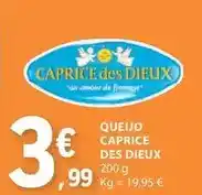E.Leclerc Queijo caprice des dieux promoção