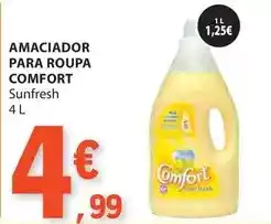 E.Leclerc Comfort - amaciador para roupa promoção