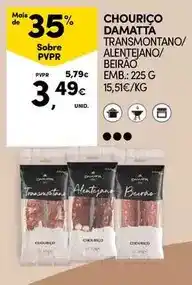 Continente Damatta - chourico promoção