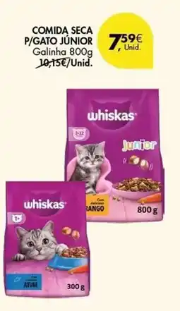 Pingo Doce Whiskas - comida seca p/gato promoção