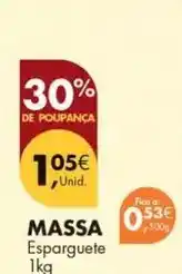 Pingo Doce A+ - massa promoção