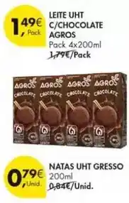 Pingo Doce Agros - leite uht c/chocolate promoção