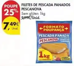 Pingo Doce Pescanova - filetes de pescada panados promoção