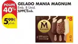 Pingo Doce Magnum - gelado mania promoção