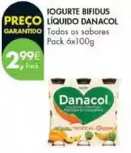 Pingo Doce Danacol - iogurte bifidus liquido promoção