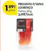 Pingo Doce Lourenço - presunto p/tapas promoção