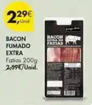 Pingo Doce Bacon fumado extra promoção