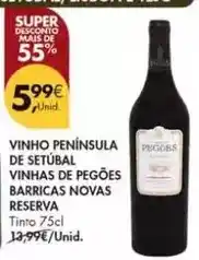 Pingo Doce Vinhas de pegões - vinho peninsula de setubal promoção