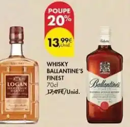 Pingo Doce Ballantine's - whisky finest promoção