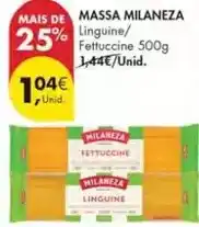 Pingo Doce Milaneza - massa promoção