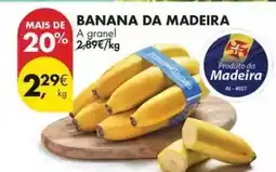 Pingo Doce A+ - banana da madeira promoção