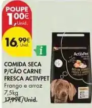 Pingo Doce Activpet - comida seca p/cao carne fresca promoção