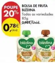 Pingo Doce Blédina - bolsa de fruta promoção