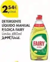 Pingo Doce Fairy - detergente líquido manual p/loica promoção