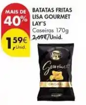 Pingo Doce Lay's - batatas fritas lisa gourmet promoção